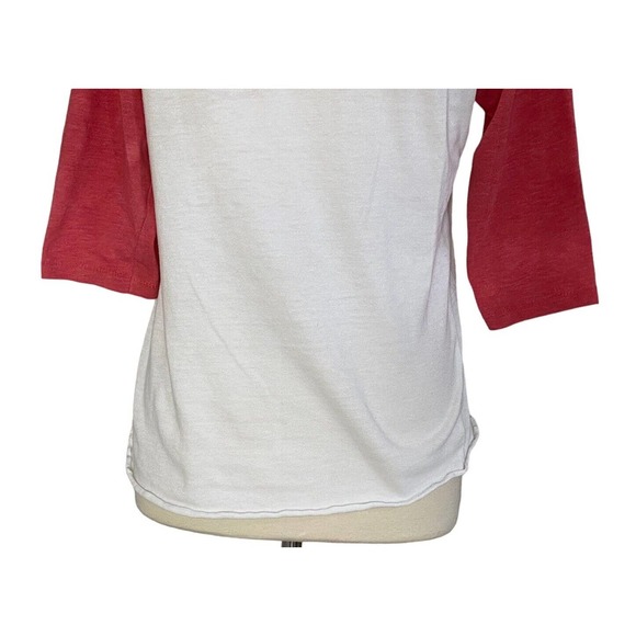 Aviator Nation SUPER RARE CALIFORNIA IS FOR LOVERS Raglan Sleeve T Shirt Top L - Picture 8 of 13